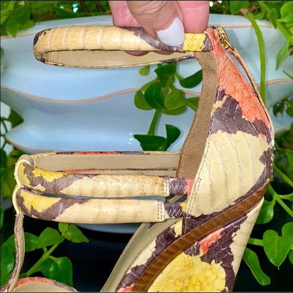 Rachel Zoe Snakeskin Wedges - Picture 10 of 13